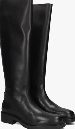 zwarte shabbies hoge laarzen dean tala