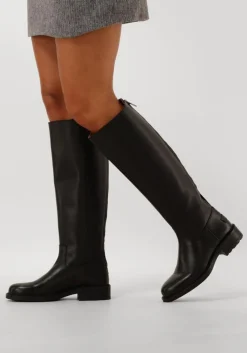 zwarte shabbies hoge laarzen dean tala