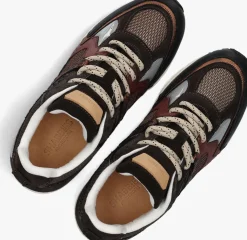 zwarte shabbies lage sneakers abbey run