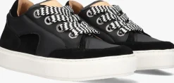 zwarte shabbies lage sneakers ragy chunky