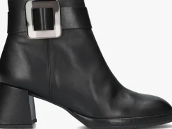 zwarte softwaves enkellaarsjes 89002 led