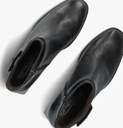 zwarte softwaves enkellaarsjes 89002 led