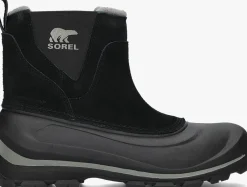 zwarte sorel chelsea boots buxton pull on