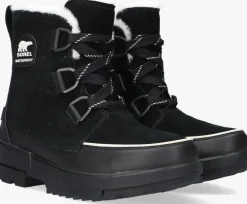 zwarte sorel vachtlaarzen torino ii wp