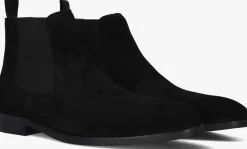 zwarte stefano lauran chelsea boots 92302