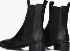 zwarte stefano lauran chelsea boots botin plano