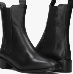 zwarte stefano lauran chelsea boots botin plano