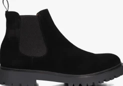 zwarte stefano lauran chelsea boots 7327