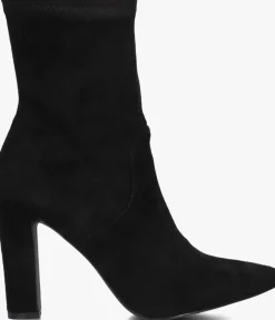 zwarte stefano lauran enkellaarsjes s3089.