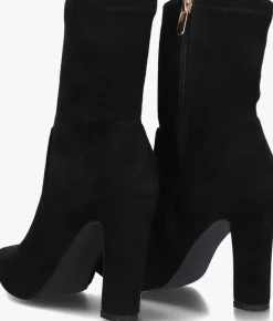 zwarte stefano lauran enkellaarsjes s3089.