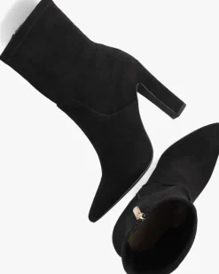 zwarte stefano lauran enkellaarsjes s3089.