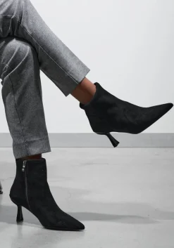 zwarte stefano lauran enkellaarsjes botin