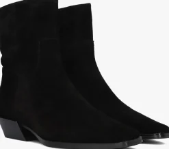 zwarte stefano lauran enkellaarsjes st2070