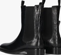 zwarte stefano lauran enkellaarsjes pe2046