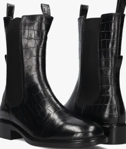 zwarte stefano lauran enkellaarsjes pe2046