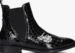 zwarte stefano lauran enkellaarsjes s3298