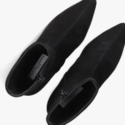 zwarte stefano lauran enkellaarsjes 010-292