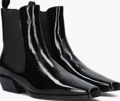 zwarte stefano lauran enkellaarsjes pe2104