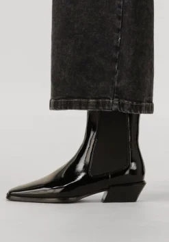 zwarte stefano lauran enkellaarsjes pe2104