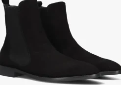 zwarte stefano lauran enkellaarsjes s3283