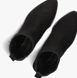 zwarte stefano lauran enkellaarsjes s3283