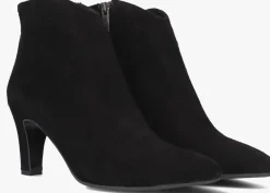 zwarte stefano lauran enkellaarsjes s3112.