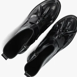 zwarte stefano lauran enkellaarsjes 12219