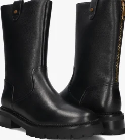 zwarte stefano lauran enkellaarsjes st2156