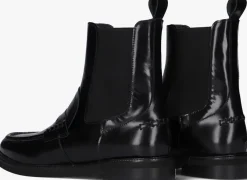 zwarte stefano lauran enkellaarsjes 12220