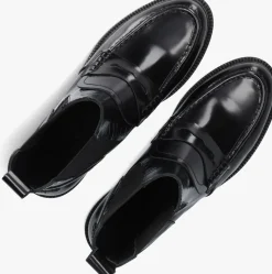 zwarte stefano lauran enkellaarsjes 12220