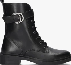 zwarte stefano lauran enkellaarsjes l1334