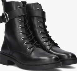 zwarte stefano lauran enkellaarsjes l1334