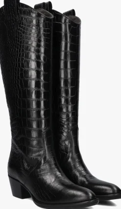 zwarte stefano lauran hoge laarzen 702-08