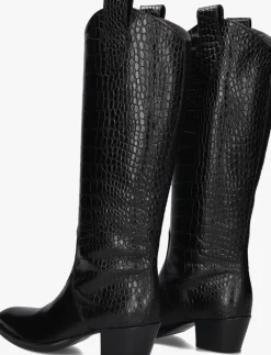 zwarte stefano lauran hoge laarzen 702-08