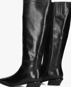 zwarte stefano lauran hoge laarzen st2071