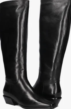 zwarte stefano lauran hoge laarzen st2071