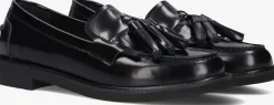 zwarte stefano lauran loafers 12044