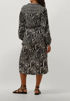zwarte stella forest midi jurk e24ro053