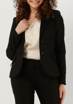 zwarte summum blazer blazer classic stretch (1s100)