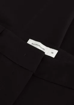 zwarte summum flared broek trousers punto milano