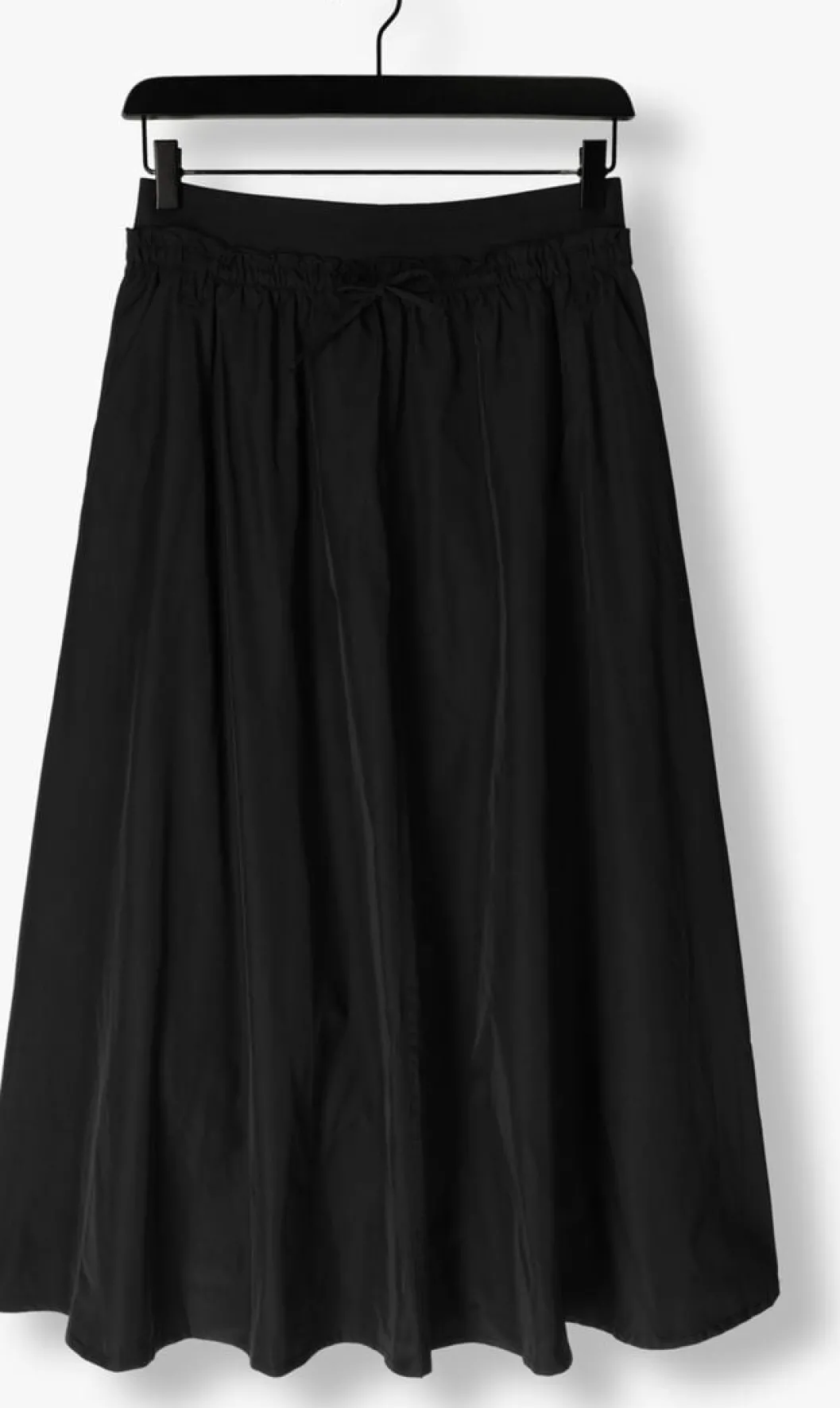 zwarte summum midirok skirt taft