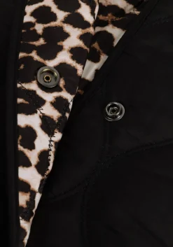 zwarte suncoo faux fur jas evan