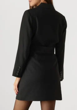 zwarte suncoo mini jurk cherry