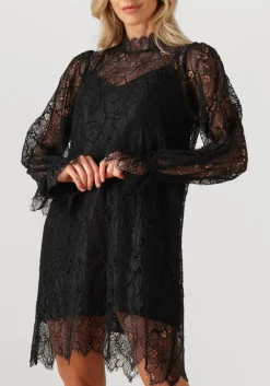 zwarte suncoo mini jurk cara