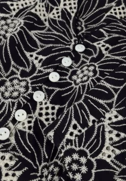 zwarte suncoo mini jurk cindy