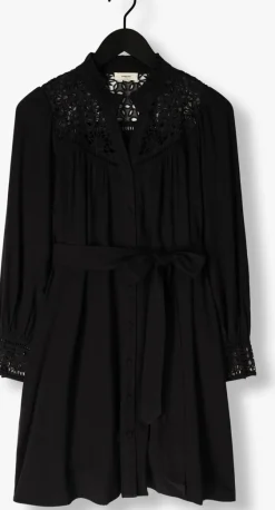 zwarte suncoo mini jurk ceylan