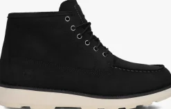 zwarte timberland veterboots britton mills mid lace up chukka