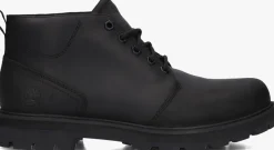 zwarte timberland veterboots britton road mid lace up chukka