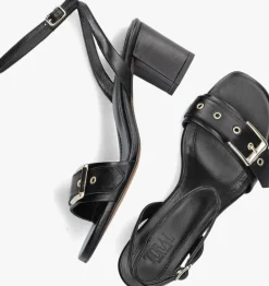 zwarte toral sandalen met hak melissa led