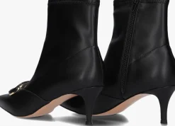 zwarte twinset milano enkellaarsjes 252tcp034